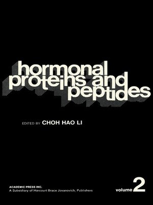 cover image of Hormonal Proteins and Peptides, Volume 2